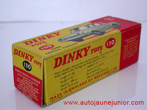 Dinky Toys GB Consul Corsair