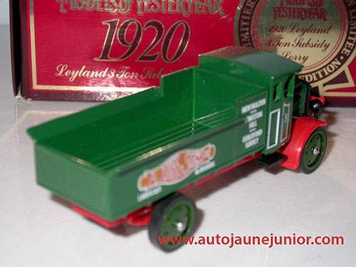 Matchbox 3 Fon Subsidy Lorry 1920