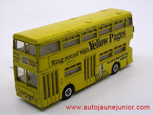 Dinky Toys GB Bus 2 étages Yellow pages