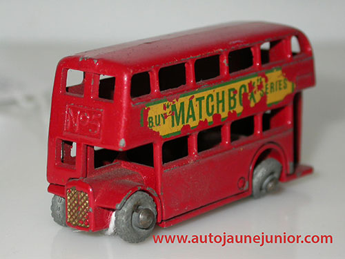 Matchbox bus deux étages
