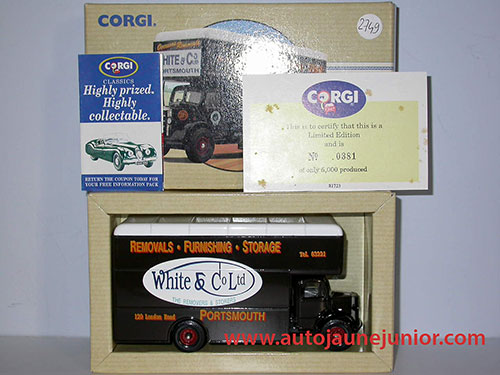 Corgi Toys Pantechnicon White & Co