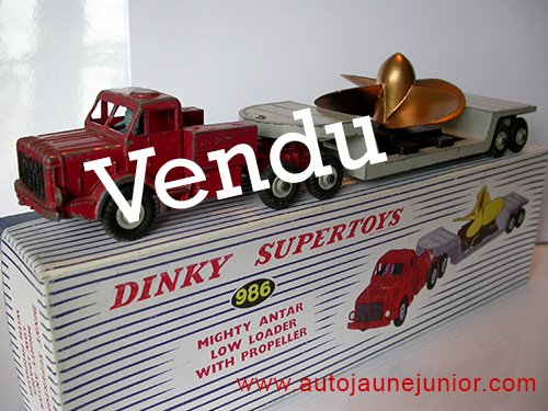 Dinky Toys GB Mighty semi remorque porte hélice (boîte reproduite)