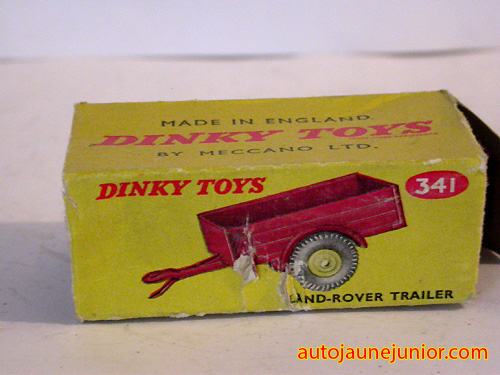 Dinky Toys GB Land rover Tariler