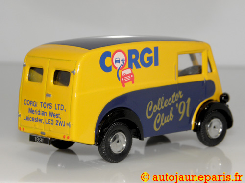 Corgi Toys J yype fourgon Corgi club 91