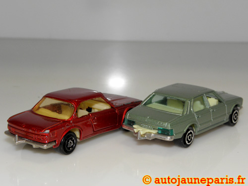 Majorette deux BMW (3,0csi et733)