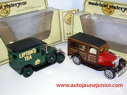 Matchbox Ford A Lipton et AJ Box
