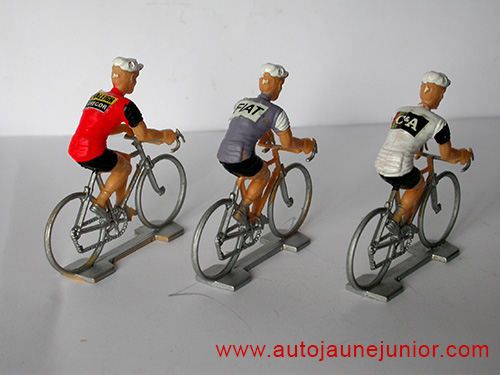 France lot de 3 cyclistes