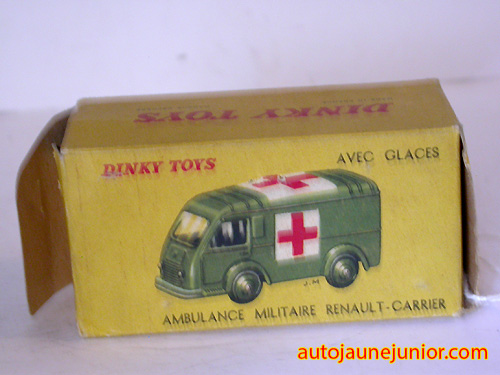 Dinky Toys France Ambulance Carrier Militaire