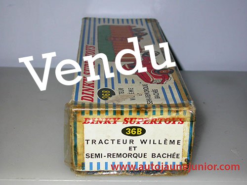 Dinky Toys France tracteur semi remorque savoyarde bâché